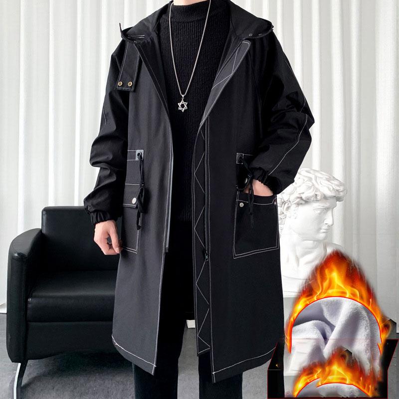 Зимнее пальто для мужчин с капюшоном, толстое высококачественное пальто-тренчкот для мужчин, модные ветровки, повседневные куртки, уличное пальто в стиле хип-хоп S чёрный
Зимнее пальто для мужчин с капюшоном, толстое высококачественное пальто-тренчкот для мужчин, модные ветровки, повседневные куртки, уличное пальто в стиле хип-хоп S чёрный