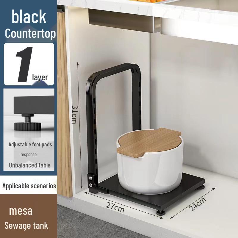 Multi-Layer Kitchen Pot Storage Rack for Countertops and Cabinets
Multi-Layer Kitchen Pot Storage Rack for Countertops and Cabinets