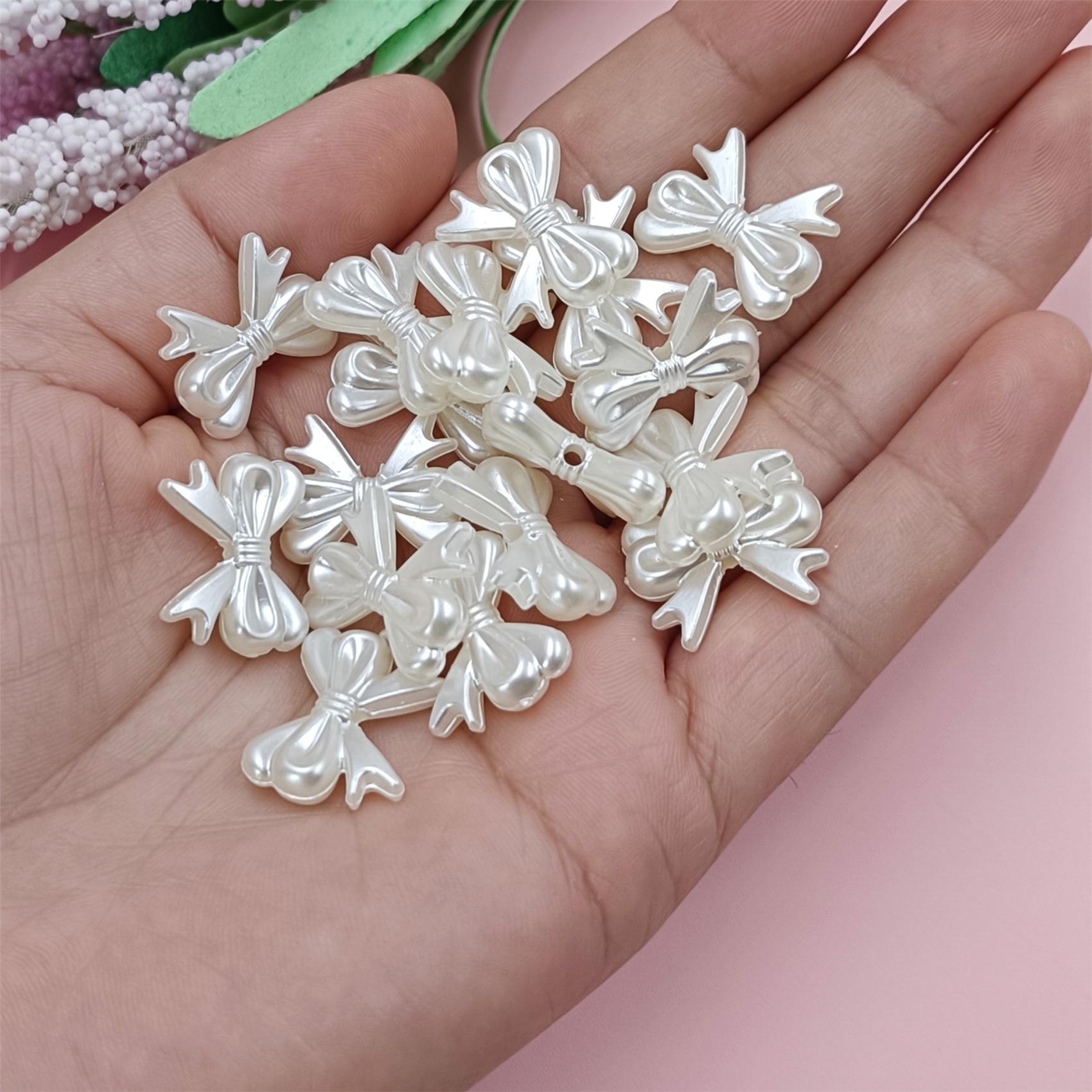 100 шт. искусственный жемчуг, акриловые бусины с отверстием, АБС-пластик, серьги, аксессуары, сделай сам, лента ручной работы, ожерелье с бантом, изготовление ювелирных изделий, форма детского банта Style 3
100 шт. искусственный жемчуг, акриловые бусины с отверстием, АБС-пластик, серьги, аксессуары, сделай сам, лента ручной работы, ожерелье с бантом, изготовление ювелирных изделий, форма детского банта Style 3