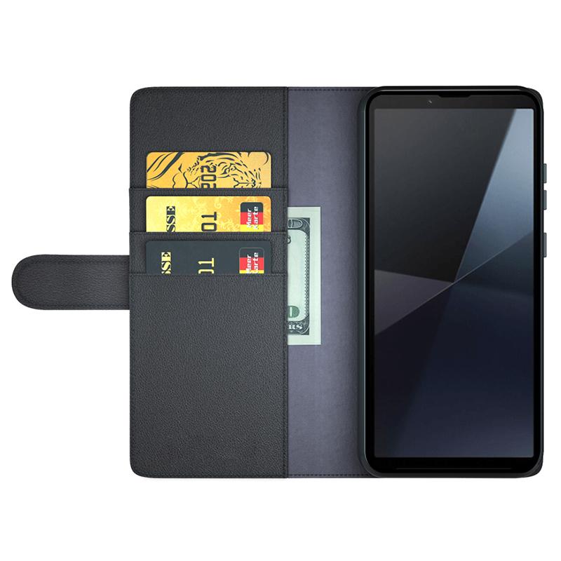 For Sony Xperia 10 VI Case Genuine Split Leather Phone Cover with Wallet Stand Black
For Sony Xperia 10 VI Case Genuine Split Leather Phone Cover with Wallet Stand Black
