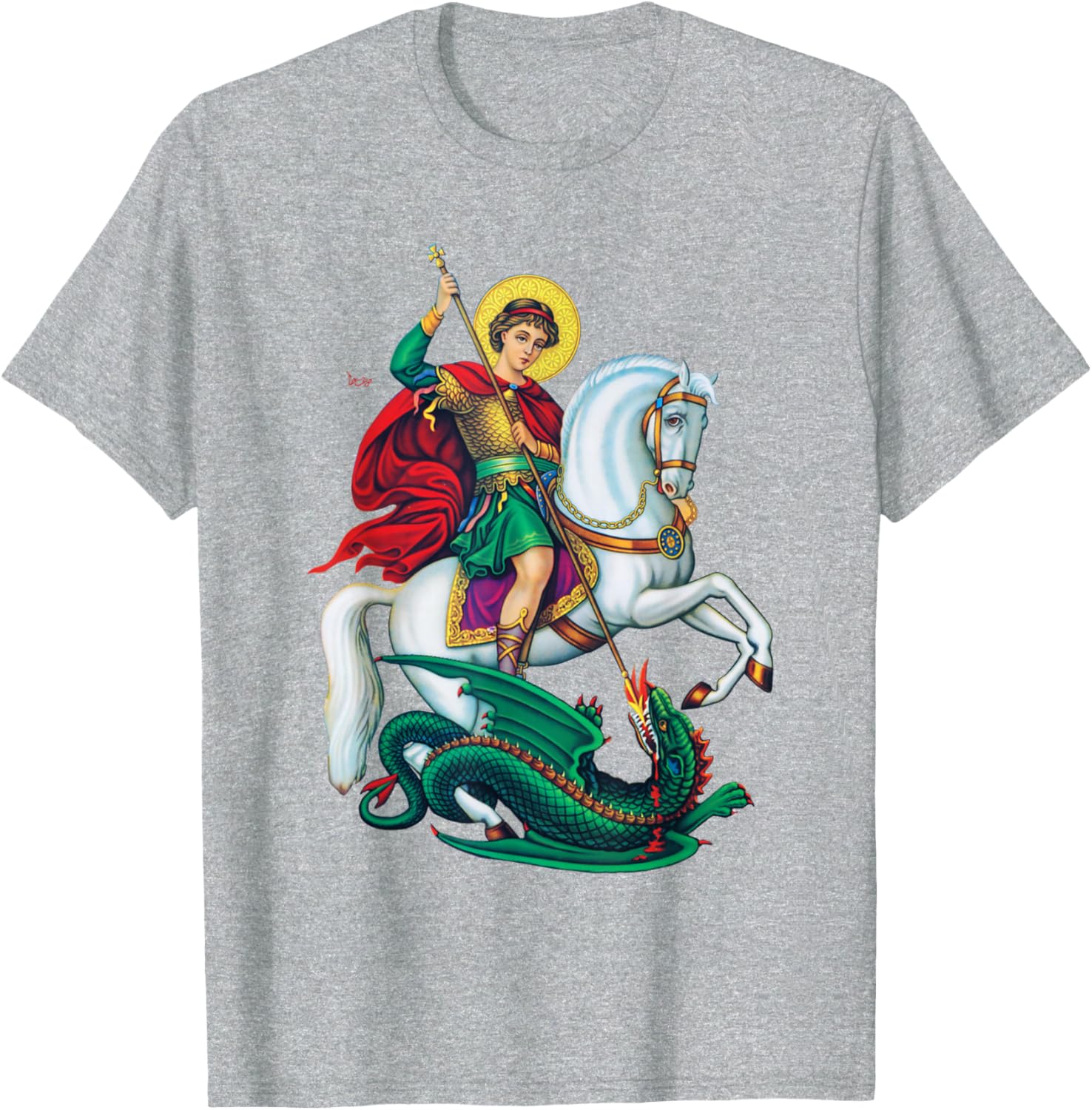 St George and The Dragon England Catholic Saints Pray TShirt 100 Cotton ONeck Short Sleeve Summer Casual Mens Tshirt S
St George and The Dragon England Catholic Saints Pray TShirt 100 Cotton ONeck Short Sleeve Summer Casual Mens Tshirt S