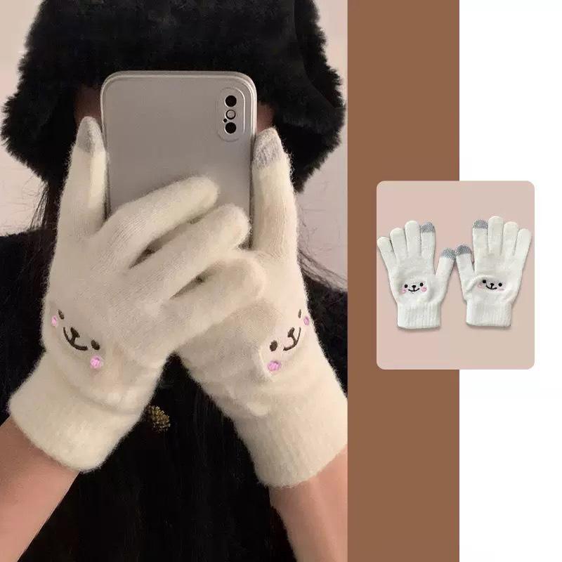 1Pair Soft Mink Cashmere Gloves Winter Warm Cold-Proof Star Mittens For Women Girls Cycling Outdoor Full Finger Thicken Gloves
1Pair Soft Mink Cashmere Gloves Winter Warm Cold-Proof Star Mittens For Women Girls Cycling Outdoor Full Finger Thicken Gloves