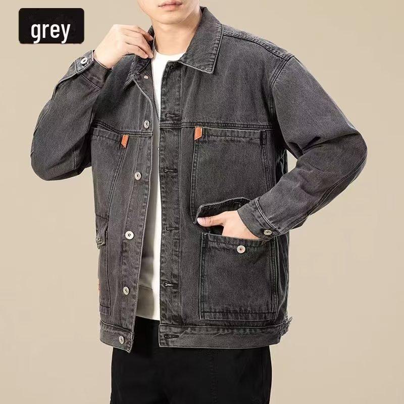 2023 Men s Japanese Trendy Denim Workwear Jacket - Versatile, Loose-Fit, Multi-Pocket, Suitable for Spring and Autumn M
2023 Men s Japanese Trendy Denim Workwear Jacket - Versatile, Loose-Fit, Multi-Pocket, Suitable for Spring and Autumn M