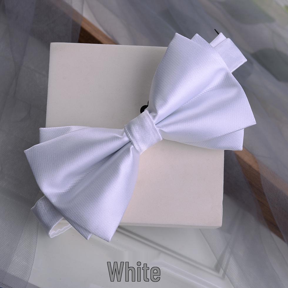 Однотонный светло-голубой галстук-бабочка для мужчин - Идеально подходит для свадеб, шаферов, деловых костюмов и банкетов белый
Однотонный светло-голубой галстук-бабочка для мужчин - Идеально подходит для свадеб, шаферов, деловых костюмов и банкетов белый