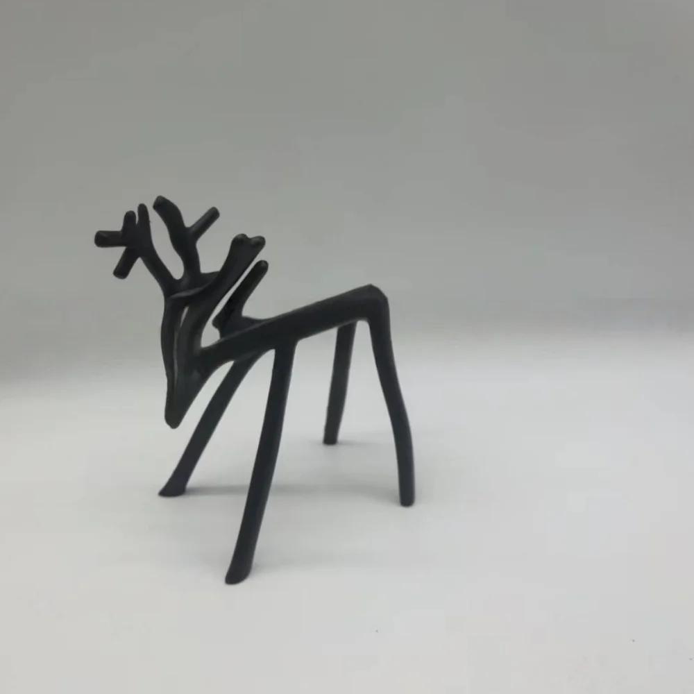 Modern Alloy Reindeer Statue, Black Finish Deer Sculpture for Living Room Bedroom Christmas Decoration, Reusable Decor
Modern Alloy Reindeer Statue, Black Finish Deer Sculpture for Living Room Bedroom Christmas Decoration, Reusable Decor