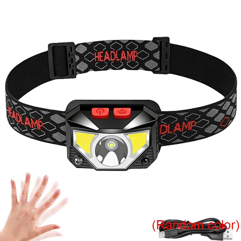 1-3PCS Rechargeable LED Headlamp Sensor Headlight With COB and LED Beads 8 Lighting Modes White and Red Light Fishing Light
1-3PCS Rechargeable LED Headlamp Sensor Headlight With COB and LED Beads 8 Lighting Modes White and Red Light Fishing Light