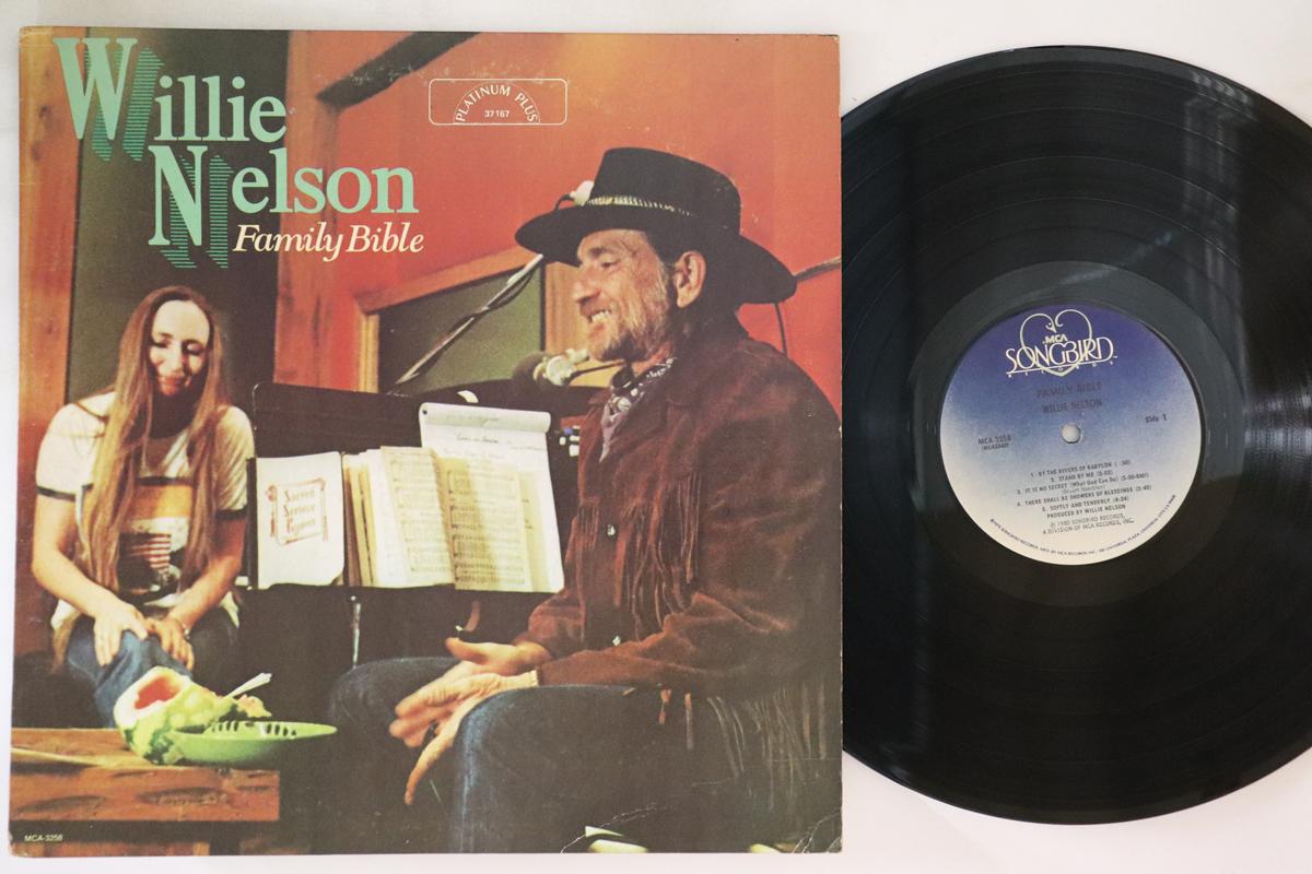 LP Record WILLIE NELSON Family Bible MCA3258 MCA SONGBIRD 1980 US Country Used 
LP Record WILLIE NELSON Family Bible MCA3258 MCA SONGBIRD 1980 US Country Used