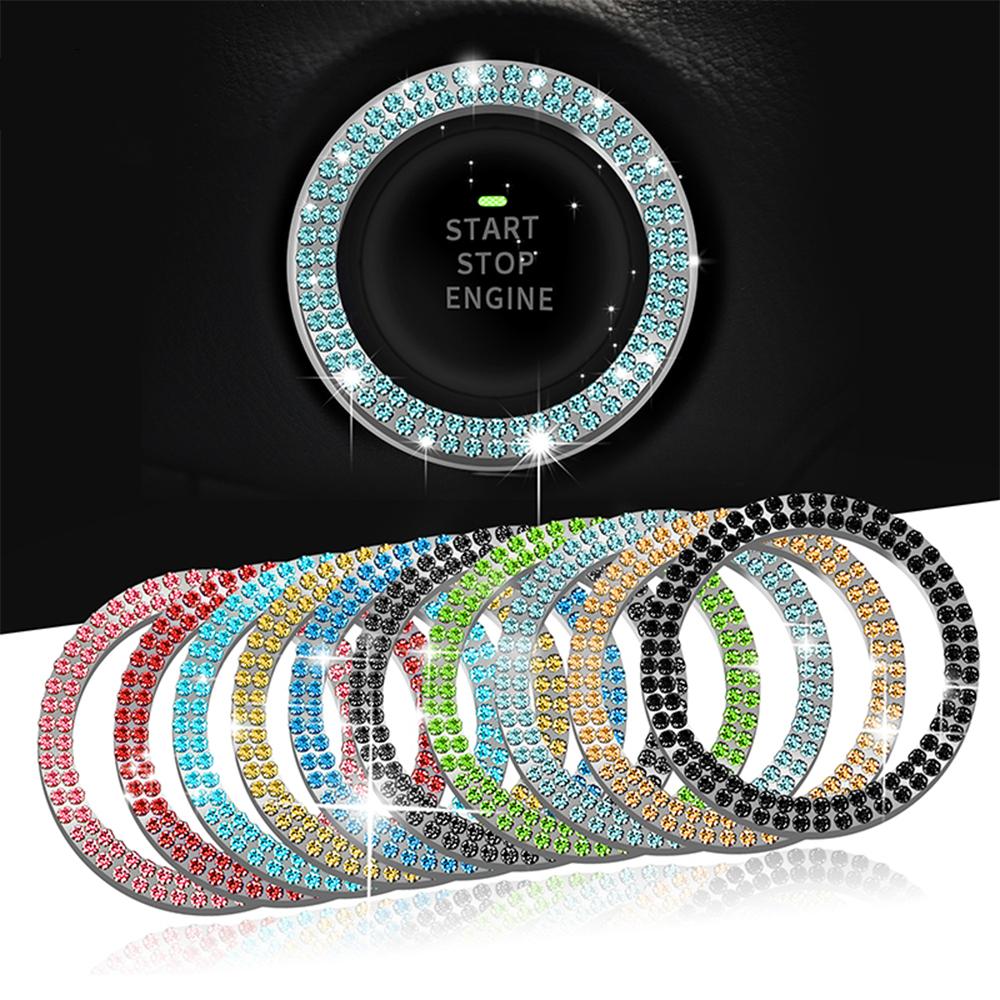 1Pcs Car One-Key Start Engine Ignition Stop Button Decoration Cover Ring Handmade Crystal Sticker Car Accessories золотой
1Pcs Car One-Key Start Engine Ignition Stop Button Decoration Cover Ring Handmade Crystal Sticker Car Accessories золотой