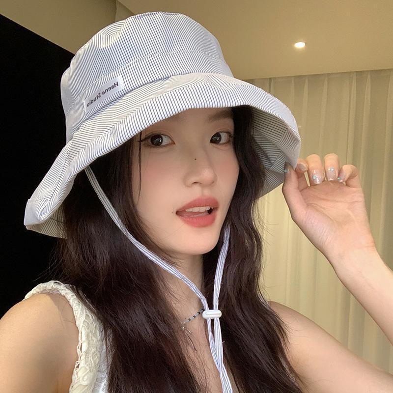 Korean Stripe Fisherman Caps for Women new Spring Summer Wide Brim Sunscreen Bucket Hats Candy Color Girl Panama Sun Hats сірий колір
Korean Stripe Fisherman Caps for Women new Spring Summer Wide Brim Sunscreen Bucket Hats Candy Color Girl Panama Sun Hats сірий колір
