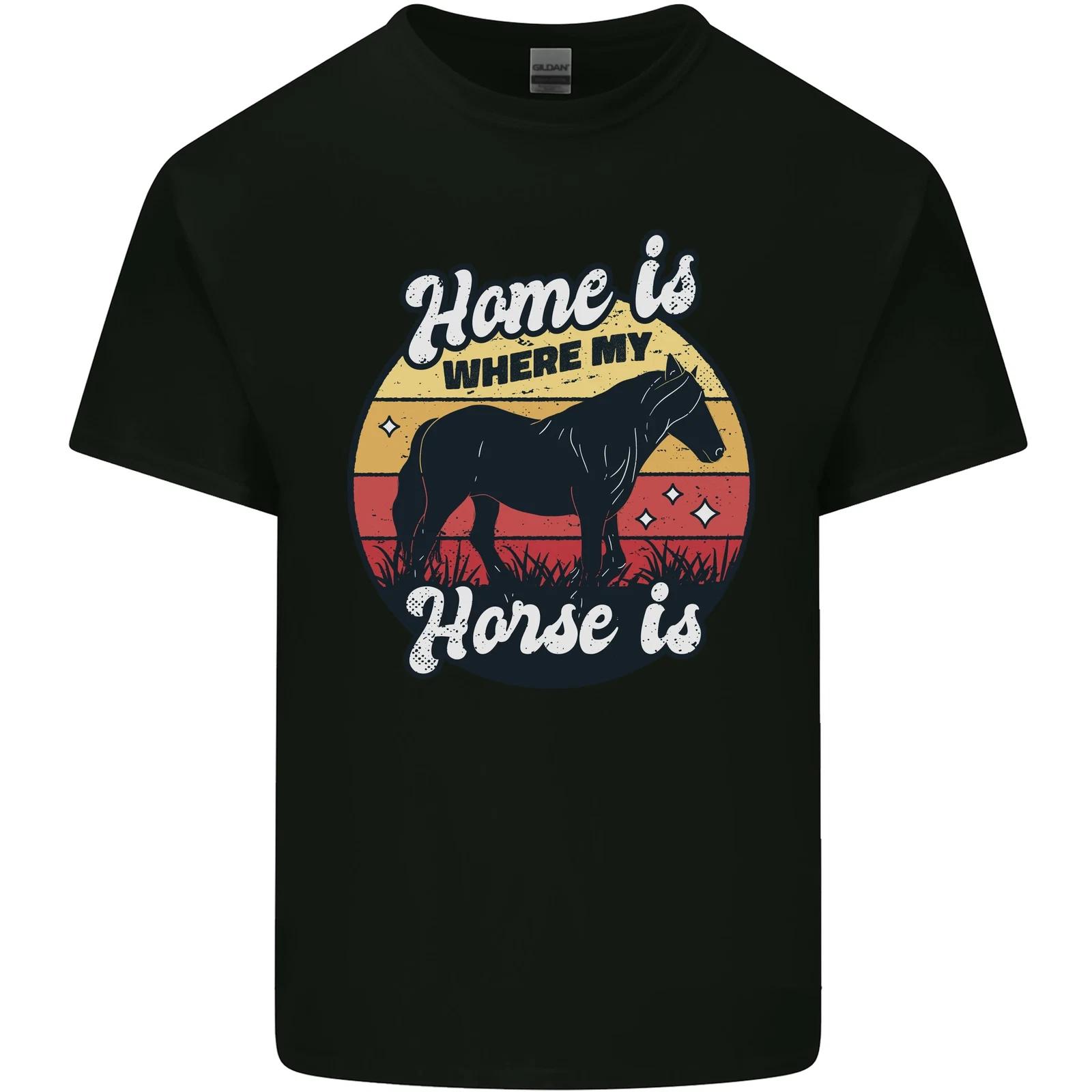 Home Is Where My Horse Is Funny Equestrian Kids T-Shirt Childrens S
Home Is Where My Horse Is Funny Equestrian Kids T-Shirt Childrens S