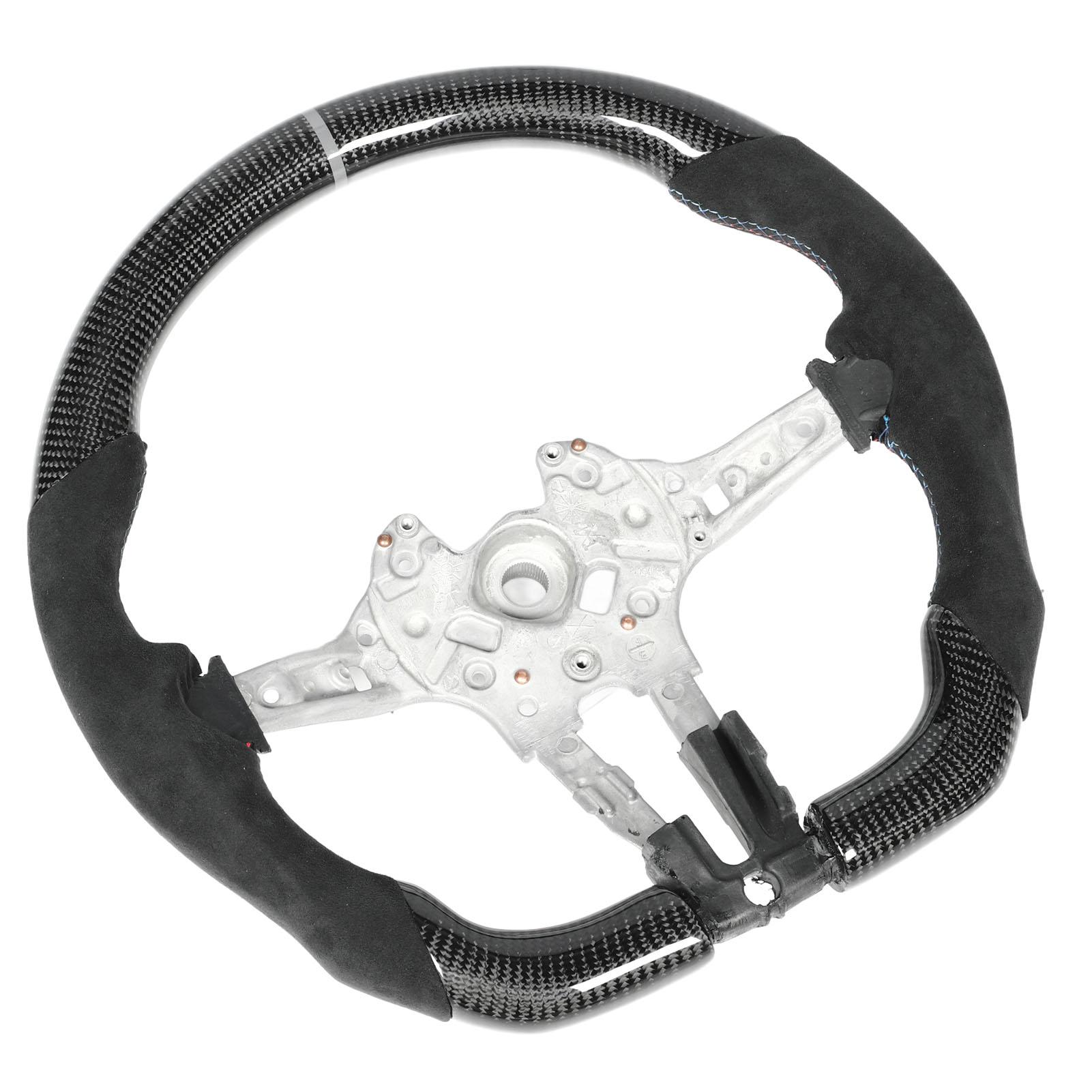 Custom Carbon Fiber Steering Wheel Suede M‑tri for F20 F22 F30 F32 F87 F80 F82 M140i M2 M3 M4 чёрный
Custom Carbon Fiber Steering Wheel Suede M‑tri for F20 F22 F30 F32 F87 F80 F82 M140i M2 M3 M4 чёрный