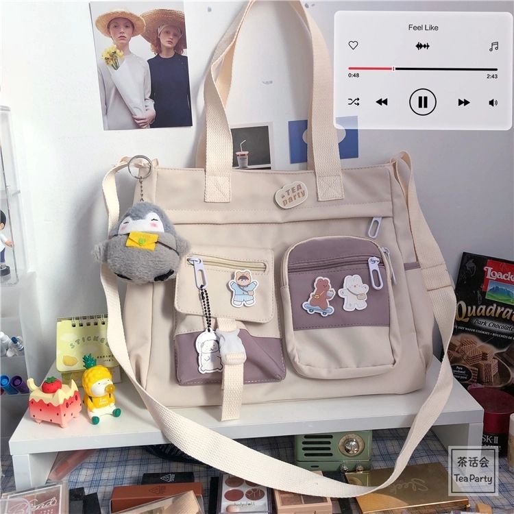 Canvas Diagonal Cross Bag Youth Fashion Casual Version Ladies Large Capacity Handbags Shoulder Bag Nylon Women Messenger Bag Sac
Canvas Diagonal Cross Bag Youth Fashion Casual Version Ladies Large Capacity Handbags Shoulder Bag Nylon Women Messenger Bag Sac