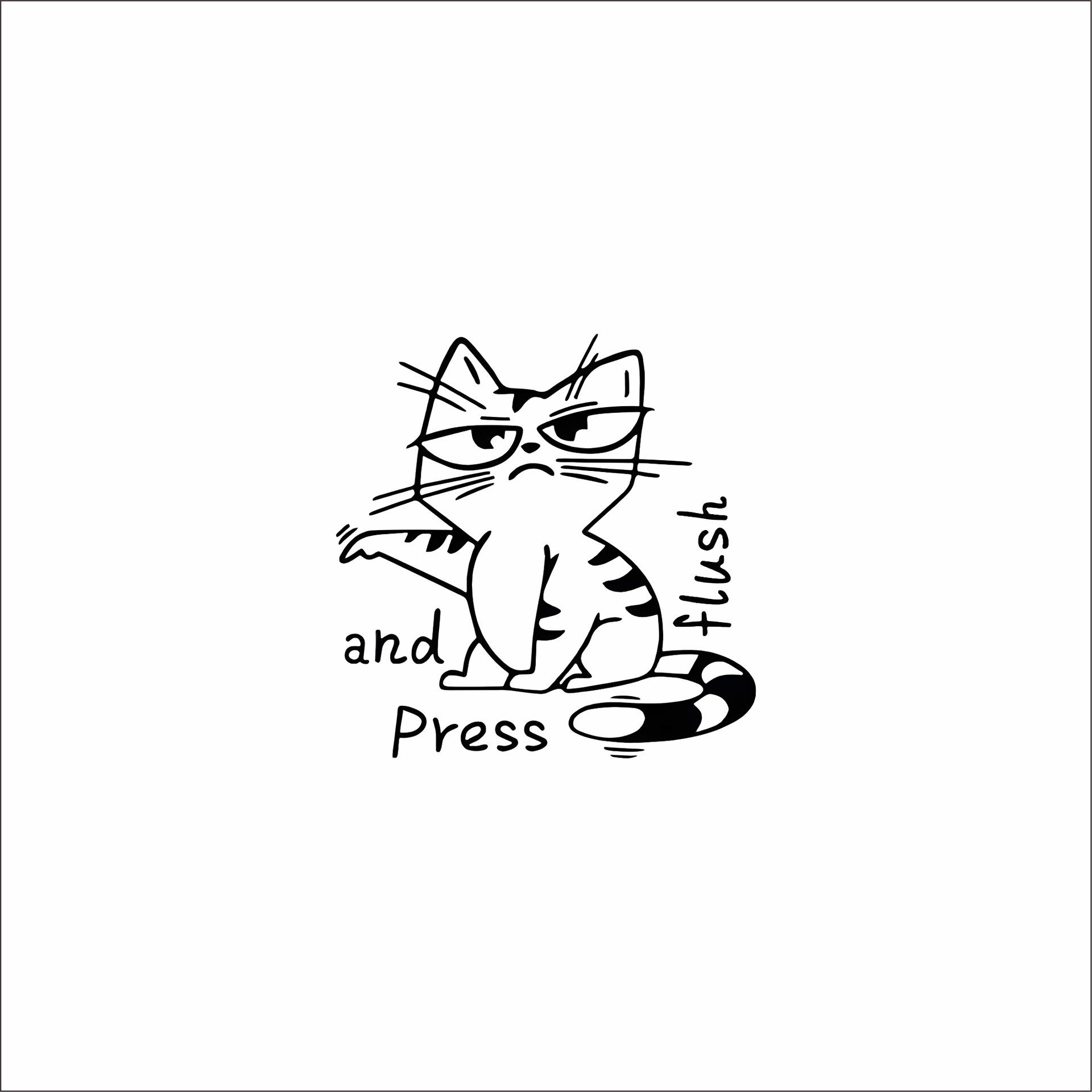 Cartoon Funny Cat Toilet Sticker Waterproof Self Adhesive Bathroom Decor 10x15cm разноцветный
Cartoon Funny Cat Toilet Sticker Waterproof Self Adhesive Bathroom Decor 10x15cm разноцветный
