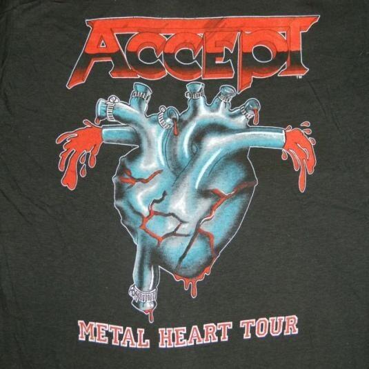 Вінтажний унісекс футболка ACCEPT 1985 METAL HEART TOUR D801 M
Вінтажний унісекс футболка ACCEPT 1985 METAL HEART TOUR D801 M