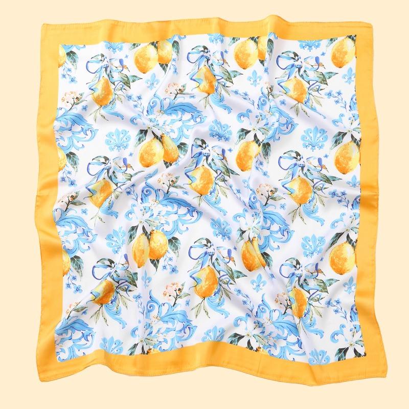 68см Шарф с лимонным узором Новый весенне-летний шарф из искусственного шелка Свежий и универсальный Одежда Сумка и Шаль Головной платок жёлтый
68см Шарф с лимонным узором Новый весенне-летний шарф из искусственного шелка Свежий и универсальный Одежда Сумка и Шаль Головной платок жёлтый