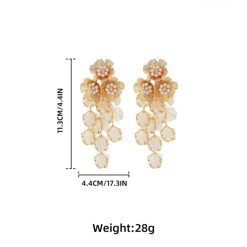 1Pair Layered Woven Pearl Flower Earrings Beaded Floral Dangle Earrings for Women, Handmade Boho Jewelry Gift
1Pair Layered Woven Pearl Flower Earrings Beaded Floral Dangle Earrings for Women, Handmade Boho Jewelry Gift