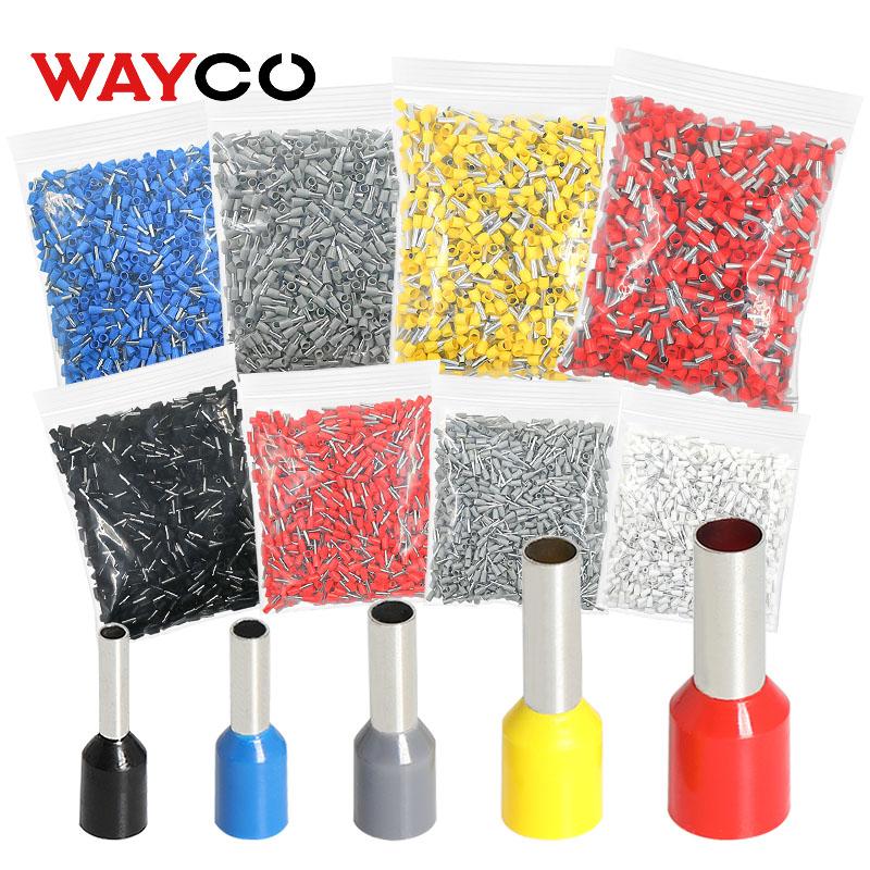 1000PCS Tubular Crimp Terminals Electrical Wire Cable Ferrules Connectors E0508 E7508 E1008 E1508 E2508 E4009 E6012 Ring Sleeve
1000PCS Tubular Crimp Terminals Electrical Wire Cable Ferrules Connectors E0508 E7508 E1008 E1508 E2508 E4009 E6012 Ring Sleeve