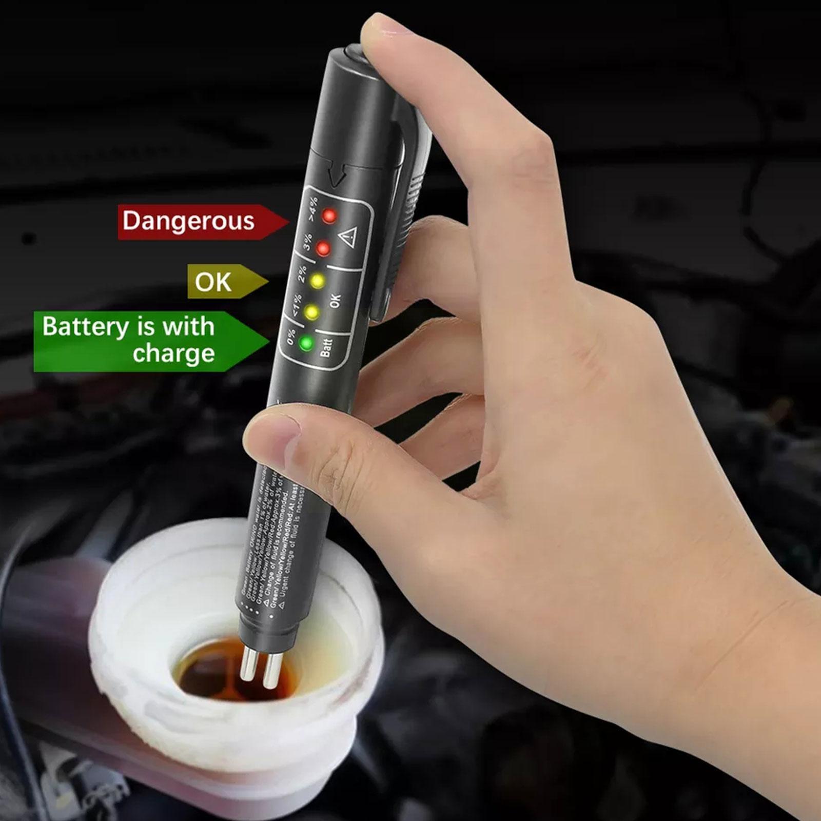 Automotive Brake Fuid Brake Oil Testing Pen Vehicle Brake Fluid Tester Oil Quality Test With Liquid LED Display Testing Tools чёрный
Automotive Brake Fuid Brake Oil Testing Pen Vehicle Brake Fluid Tester Oil Quality Test With Liquid LED Display Testing Tools чёрный