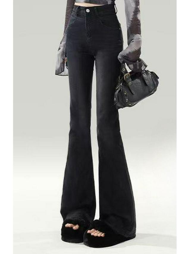 Women s High-Waisted Micro-Flare Jeans: Plus Velvet, Stretchy, Slimming, Warm Long Pants for Petite Women 31 (136-145 pounds)
Women s High-Waisted Micro-Flare Jeans: Plus Velvet, Stretchy, Slimming, Warm Long Pants for Petite Women 31 (136-145 pounds)