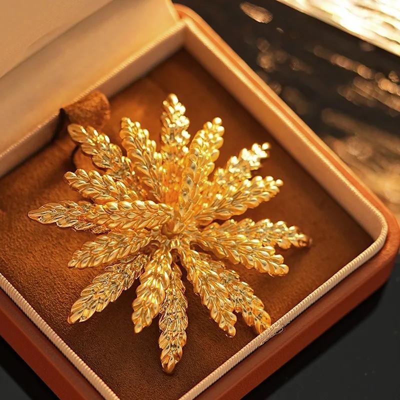 Vintage Classic Multi-layer Wheat Brooch Badges Retro Simple Design Corsages Pin
Vintage Classic Multi-layer Wheat Brooch Badges Retro Simple Design Corsages Pin