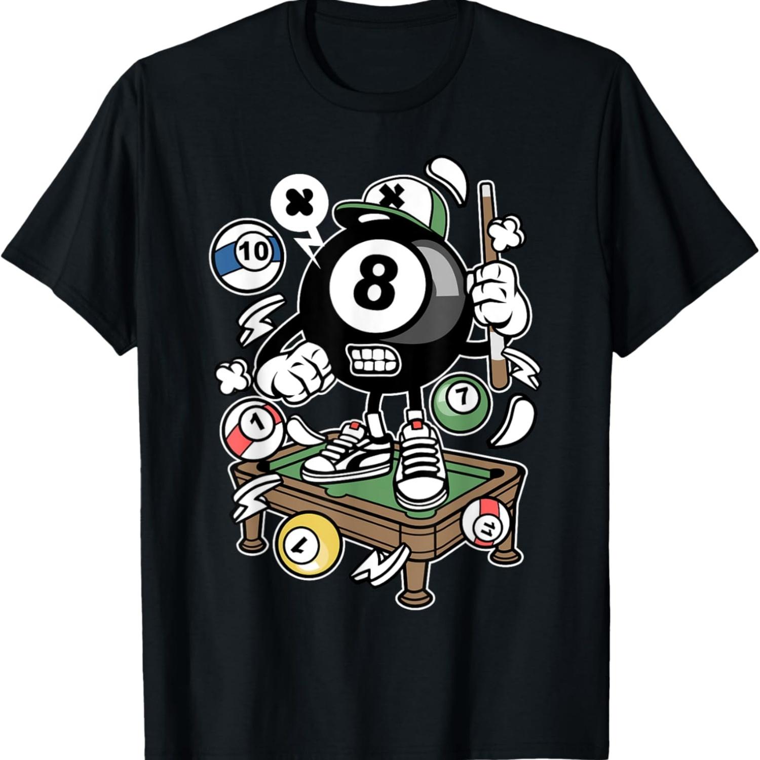 Billiards pool comic figure children T-Shirt S
Billiards pool comic figure children T-Shirt S