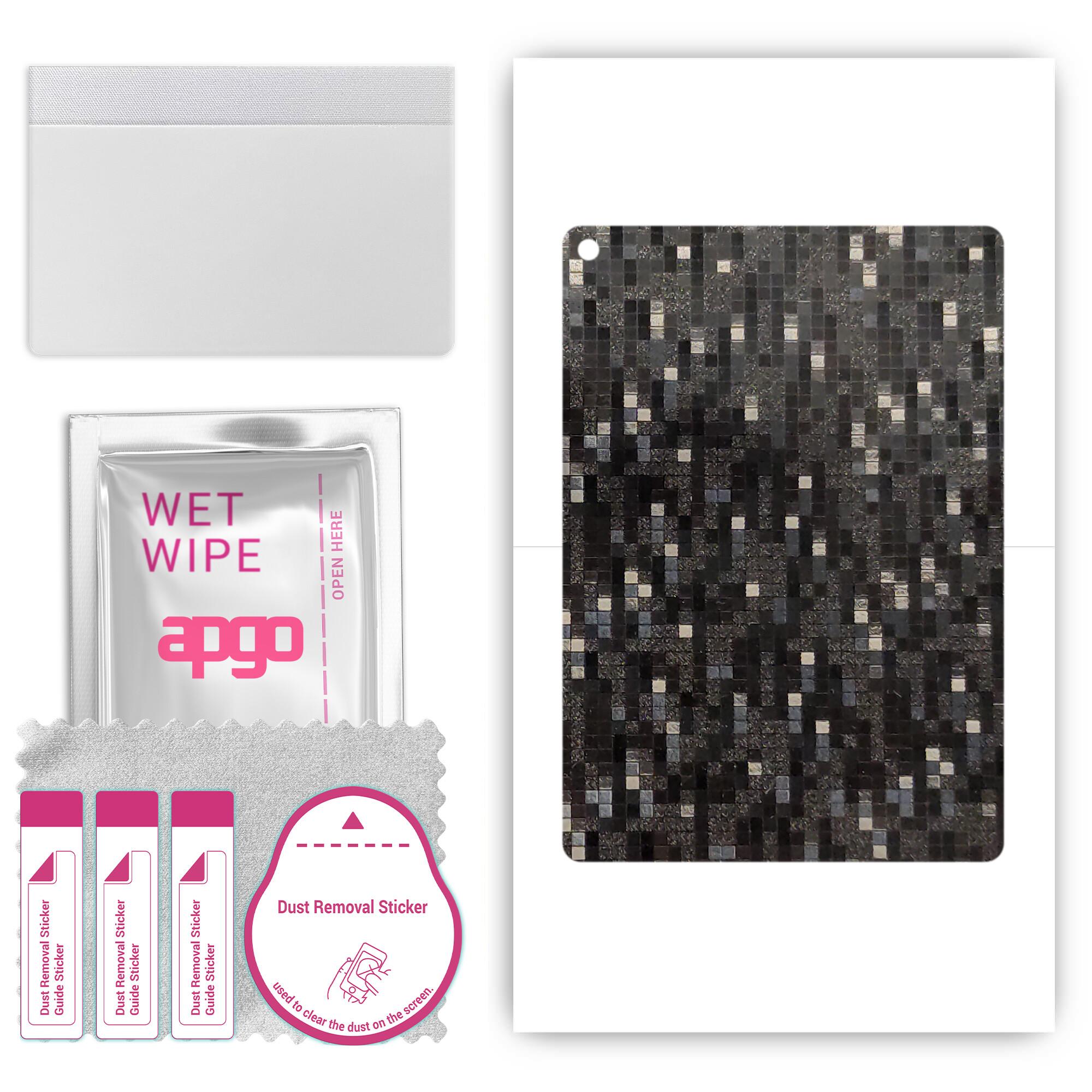 apgo Захисна наклейка для задньої панелі, сумісна з Huawei MediaPad T3 7.0, Wrap Film, Foil, Vinyl - Pattern Carbon Black Pixel
apgo Захисна наклейка для задньої панелі, сумісна з Huawei MediaPad T3 7.0, Wrap Film, Foil, Vinyl - Pattern Carbon Black Pixel