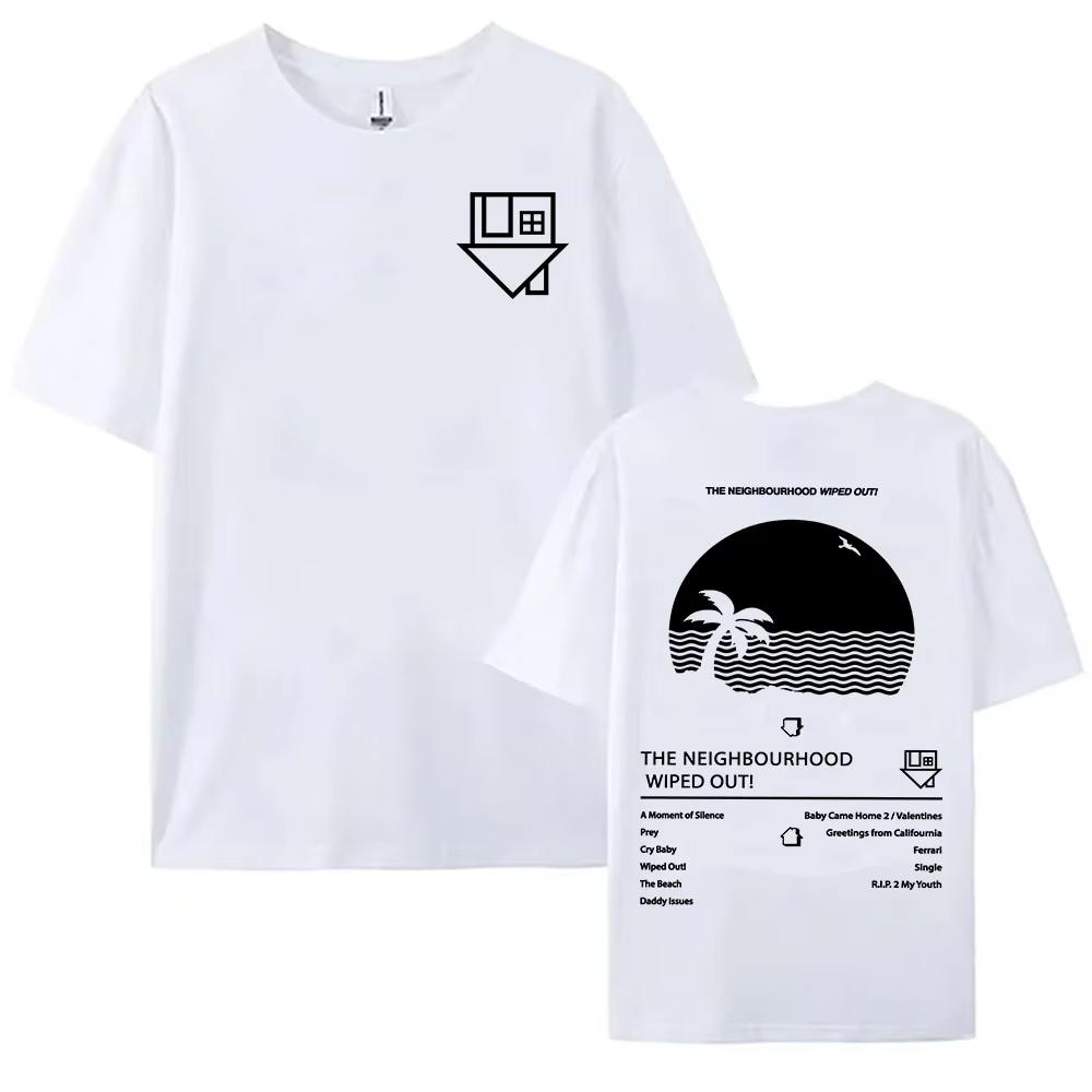Wiped Out Album Printing Tshirts The Neighbourhood NBHD Band Tshirt Cotton High Quality Summer Teeshirt Women Unisex Clothes Tee 4XL
Wiped Out Album Printing Tshirts The Neighbourhood NBHD Band Tshirt Cotton High Quality Summer Teeshirt Women Unisex Clothes Tee 4XL