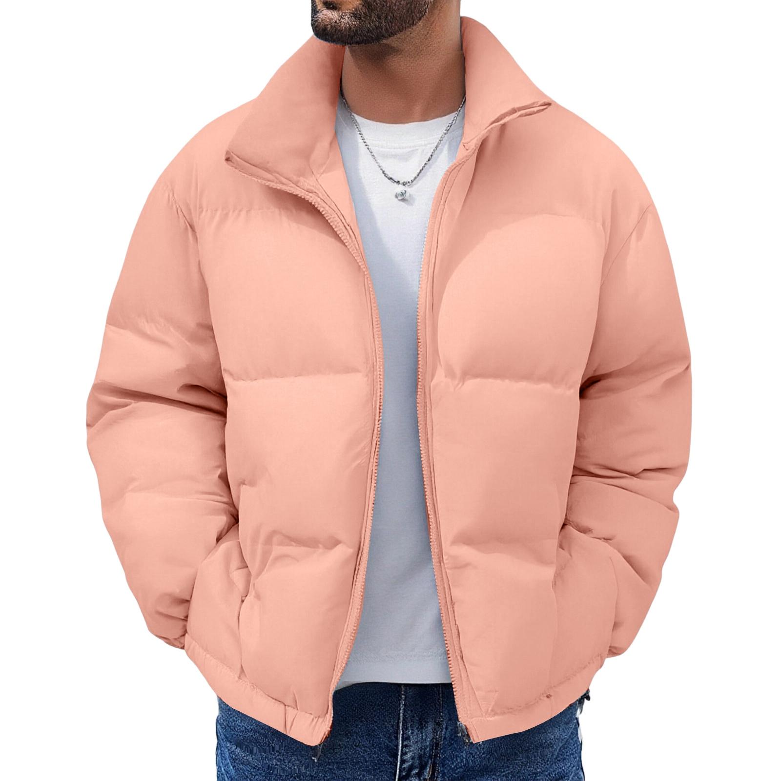 Men s And Women s Casual Solid-color Stand-up Collar Jackets, Men s Loose And Thick Cotton-padded Jackets XL розовый
Men s And Women s Casual Solid-color Stand-up Collar Jackets, Men s Loose And Thick Cotton-padded Jackets XL розовый