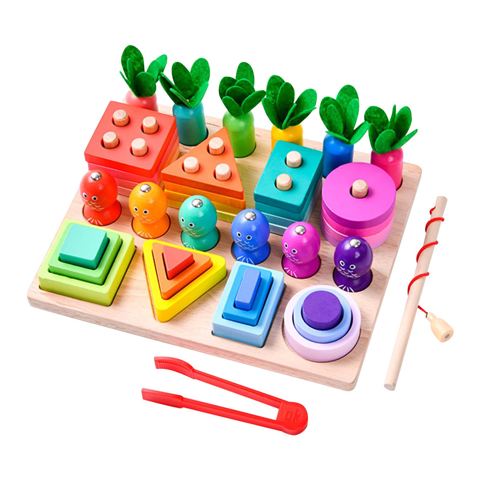 2-в-1 набор для рыбалки для дошкольников, детские цвета, веселое просвещение, раннее образование, головоломка One Size
2-в-1 набор для рыбалки для дошкольников, детские цвета, веселое просвещение, раннее образование, головоломка One Size