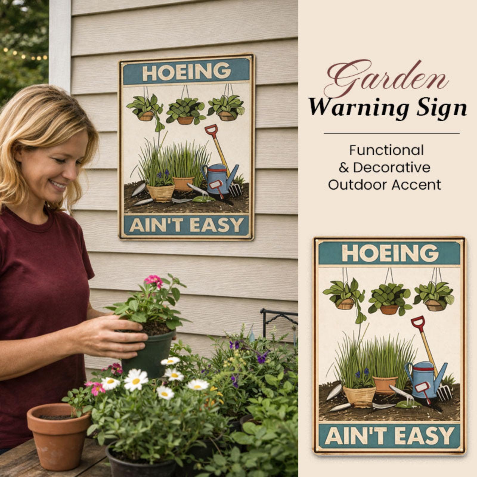 Vintage Metal Wall, Funny Sign Decor For Backyard Farm & Garden One Size
Vintage Metal Wall, Funny Sign Decor For Backyard Farm & Garden One Size