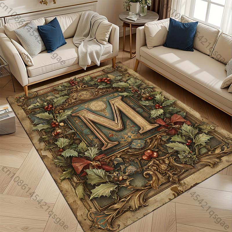 1PC Retro European Style Letters A-N Pattern Carpet Living Room Bedroom Bedside Bathroom Floor Mat Sofa Area Rug Home Decor 40x60cm
1PC Retro European Style Letters A-N Pattern Carpet Living Room Bedroom Bedside Bathroom Floor Mat Sofa Area Rug Home Decor 40x60cm