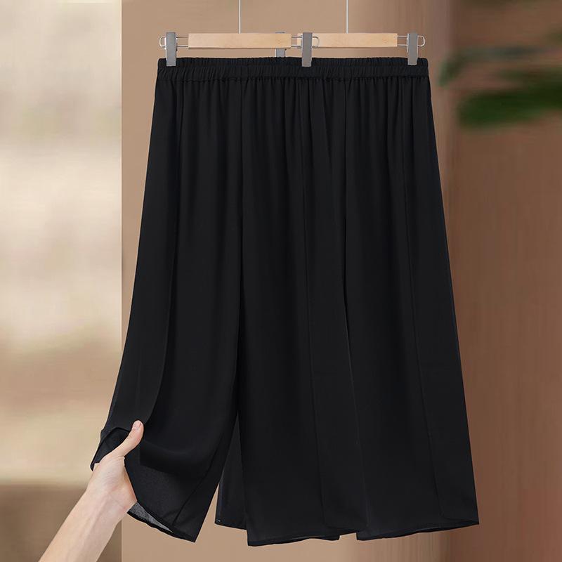 Mom s High-Waist Summer Wide-Leg Pants for Women - Lightweight, Loose-Fit, Nine-Point Length, Ideal for Casual Wear 5XL (150-170 lbs) чёрный
Mom s High-Waist Summer Wide-Leg Pants for Women - Lightweight, Loose-Fit, Nine-Point Length, Ideal for Casual Wear 5XL (150-170 lbs) чёрный