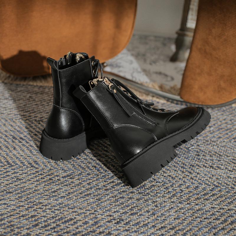 Боковая молния Год Одиночные ботинки Ветер Ботинки Мартина Женские Узкие Плоские Узкие Туфли Платформа Короткие ботинки Женские 40 чёрный
Боковая молния Год Одиночные ботинки Ветер Ботинки Мартина Женские Узкие Плоские Узкие Туфли Платформа Короткие ботинки Женские 40 чёрный