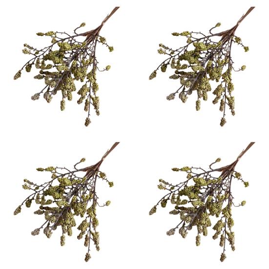 4 Pcs Artificial Berry Stems Faux Fruit Branch Realistic Fake Plants Ornaments for Christmas Wreath Crafts Wedding Party Winter Home Decor
4 Pcs Artificial Berry Stems Faux Fruit Branch Realistic Fake Plants Ornaments for Christmas Wreath Crafts Wedding Party Winter Home Decor