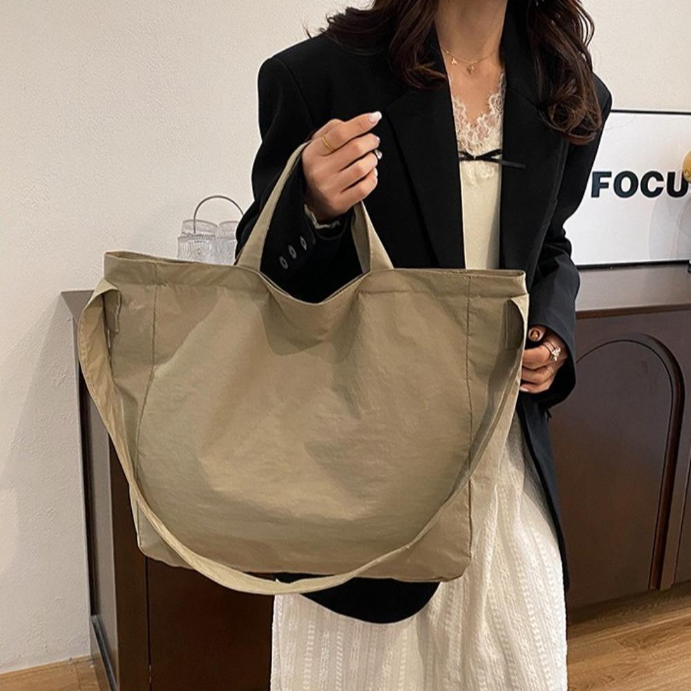 Korean Style Nylon Shoulder Bag Zipper Shopping Handbag Casual Underarm Bag School фіолетовий
Korean Style Nylon Shoulder Bag Zipper Shopping Handbag Casual Underarm Bag School фіолетовий