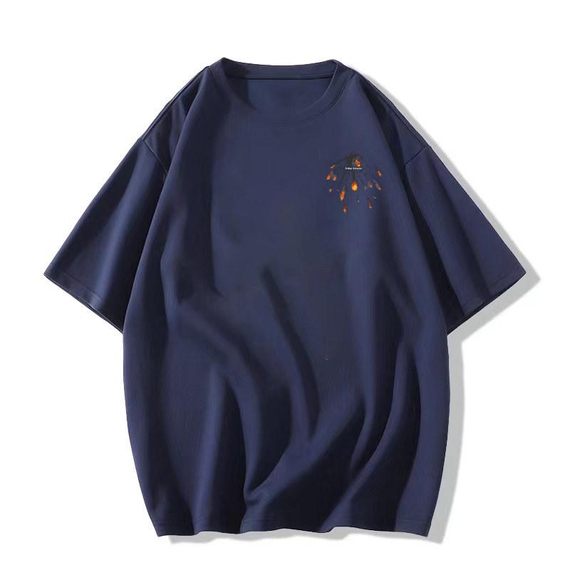 Women s Plus Size Retro Cotton Short Sleeve T-Shirt - Loose, Slimming, Versatile Design L (suggested 101-115 lbs) темно-синього кольору
Women s Plus Size Retro Cotton Short Sleeve T-Shirt - Loose, Slimming, Versatile Design L (suggested 101-115 lbs) темно-синього кольору