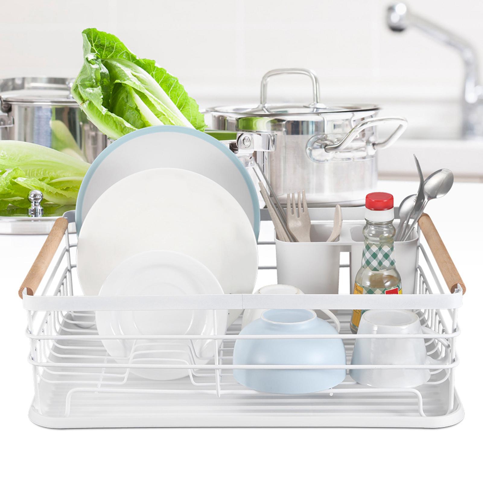 Multifunction Kitchen Dish Drainer Storage Shelf Draining Rack Organizer (White) білий
Multifunction Kitchen Dish Drainer Storage Shelf Draining Rack Organizer (White) білий