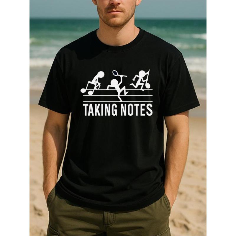 European Size Men s Printed Short-sleeved T-shirt with Line Figures on the Musical Score, Men s High-quality Pure Cotton T-shirt,Short-sleeved Shirt 4XL чорний
European Size Men s Printed Short-sleeved T-shirt with Line Figures on the Musical Score, Men s High-quality Pure Cotton T-shirt,Short-sleeved Shirt 4XL чорний