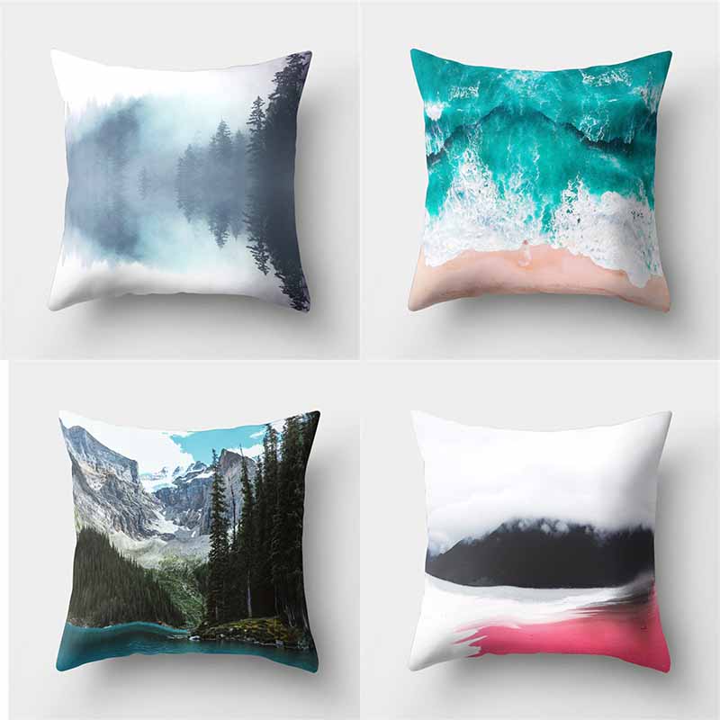45x45cm Beautiful Mountain Lake Landscape Pillowcase Waist toss Forest Tree Cushion covering Living Room Home Decor Pillowcase
45x45cm Beautiful Mountain Lake Landscape Pillowcase Waist toss Forest Tree Cushion covering Living Room Home Decor Pillowcase