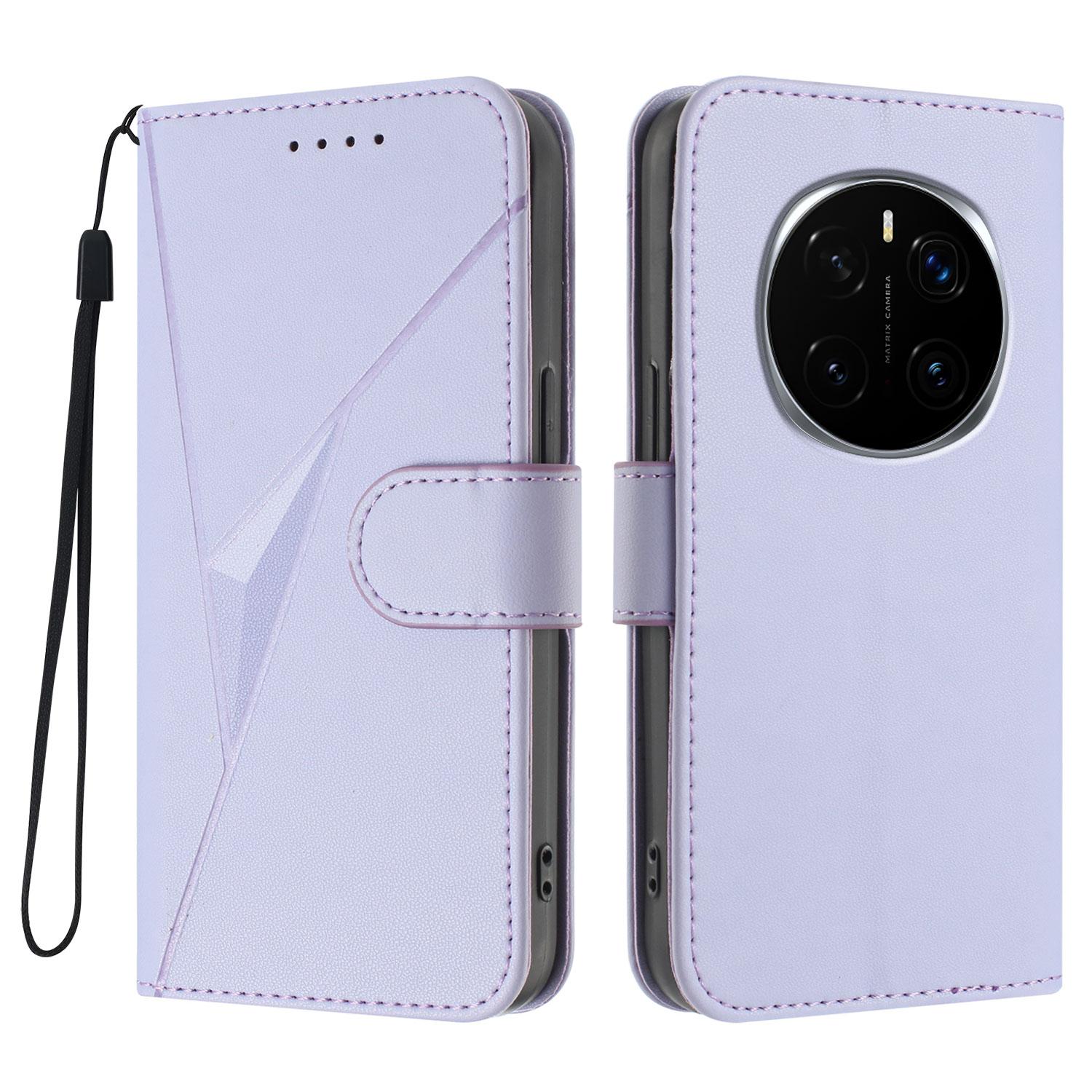 For Honor Magic7 5G Case Triangle Imprint Leather Phone Cover with Lanyard Light Purple
For Honor Magic7 5G Case Triangle Imprint Leather Phone Cover with Lanyard Light Purple