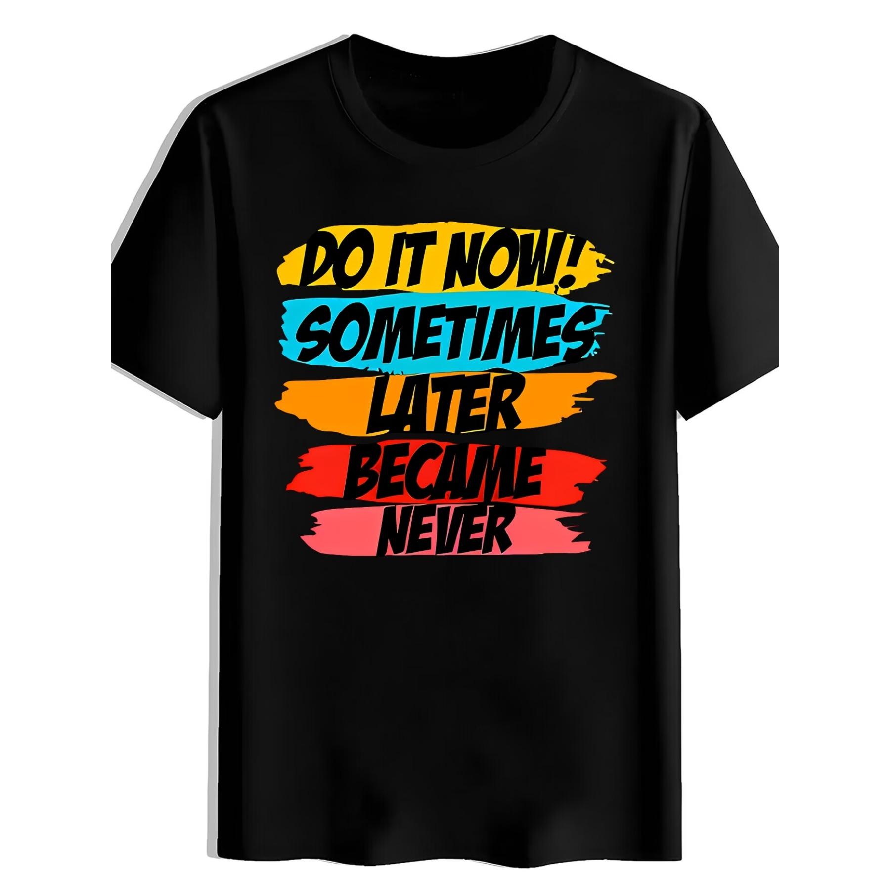 Men s Brushstroke Letter Print T-Shirt - Summer Short Sleeve Crew Neck Casual Top XXL чорний
Men s Brushstroke Letter Print T-Shirt - Summer Short Sleeve Crew Neck Casual Top XXL чорний