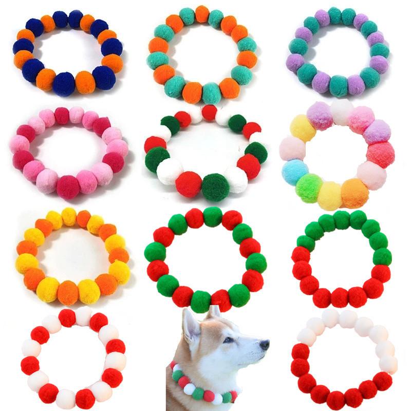 Christmas Cute Dog Cat Plush Ball Necklace Soft Elasticity Collar Pet Neck Accessories Pompom Ball Necklace Gift for Puppy Kitty 25-30cm
Christmas Cute Dog Cat Plush Ball Necklace Soft Elasticity Collar Pet Neck Accessories Pompom Ball Necklace Gift for Puppy Kitty 25-30cm