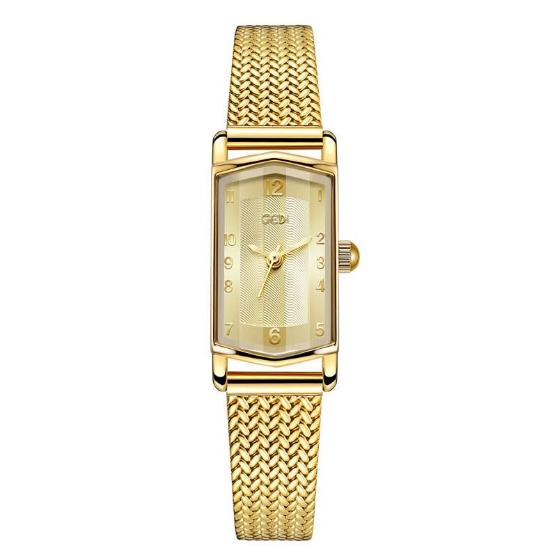 Small Gold Watch For Women Quartz Wristwatch With Decorative Dial золотой
Small Gold Watch For Women Quartz Wristwatch With Decorative Dial золотой