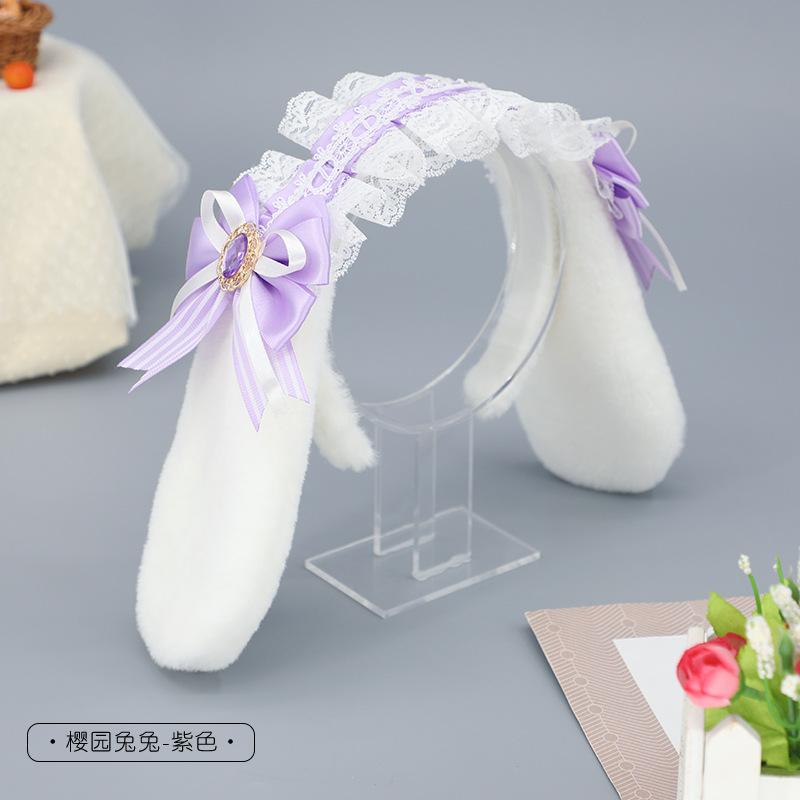 Handmade plush headgear bow hair accessories cosplay party animal ears lolita rabbit ears headband rabbit ears
Handmade plush headgear bow hair accessories cosplay party animal ears lolita rabbit ears headband rabbit ears