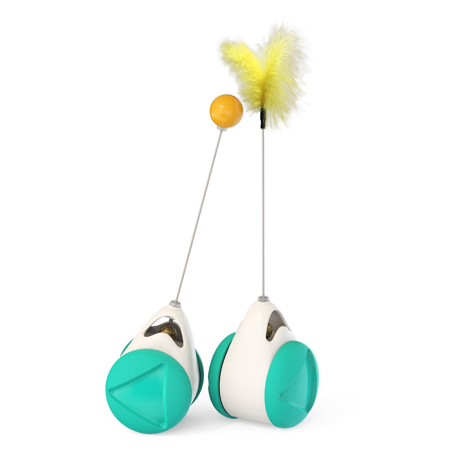 FSC-01 Interactive Cat Ball Toys with Feathers Tumbler Cat Moving Toys Funny Exercise Kitten Teaser Toys for Indoor Cats Pink/White
FSC-01 Interactive Cat Ball Toys with Feathers Tumbler Cat Moving Toys Funny Exercise Kitten Teaser Toys for Indoor Cats Pink/White