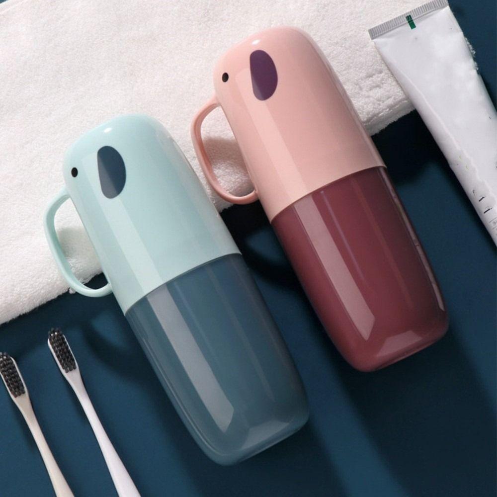 Portable Cute Cup Lid Integrated Toothbrush Box Elephant Toothbrush Holder Toothpaste Storage Case синій
Portable Cute Cup Lid Integrated Toothbrush Box Elephant Toothbrush Holder Toothpaste Storage Case синій