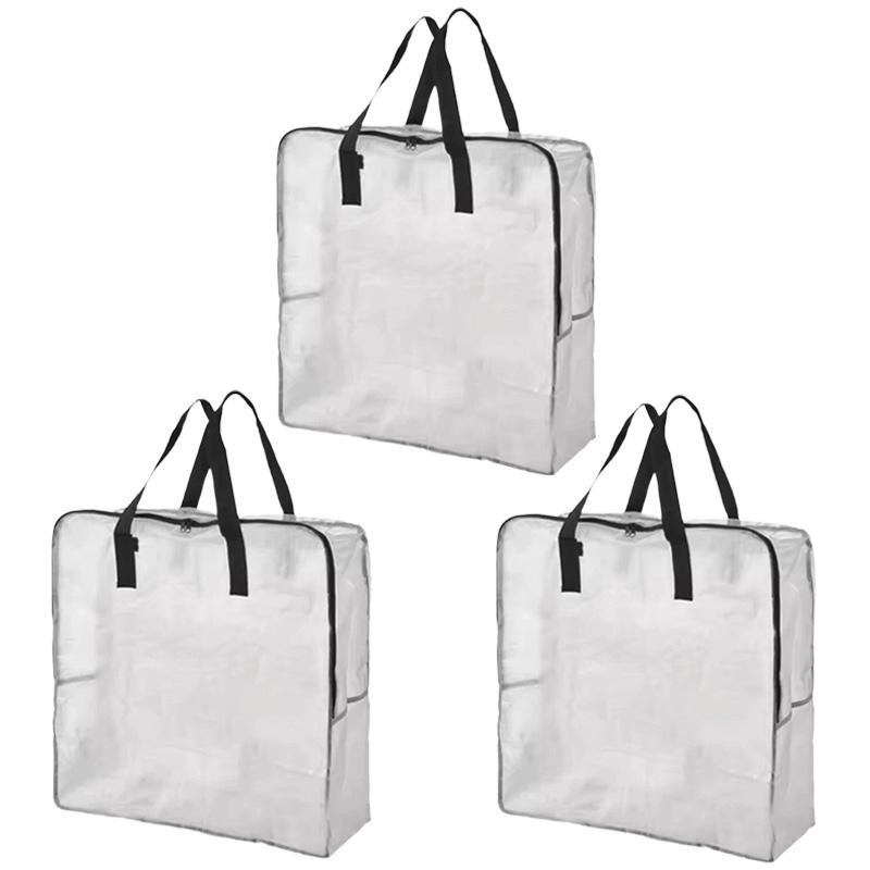 3Pcs/Pack PP Durable Storageb Bags Pack Handbag Closet Organizer Large Capacity Luggage Clothes with Zipper
3Pcs/Pack PP Durable Storageb Bags Pack Handbag Closet Organizer Large Capacity Luggage Clothes with Zipper
