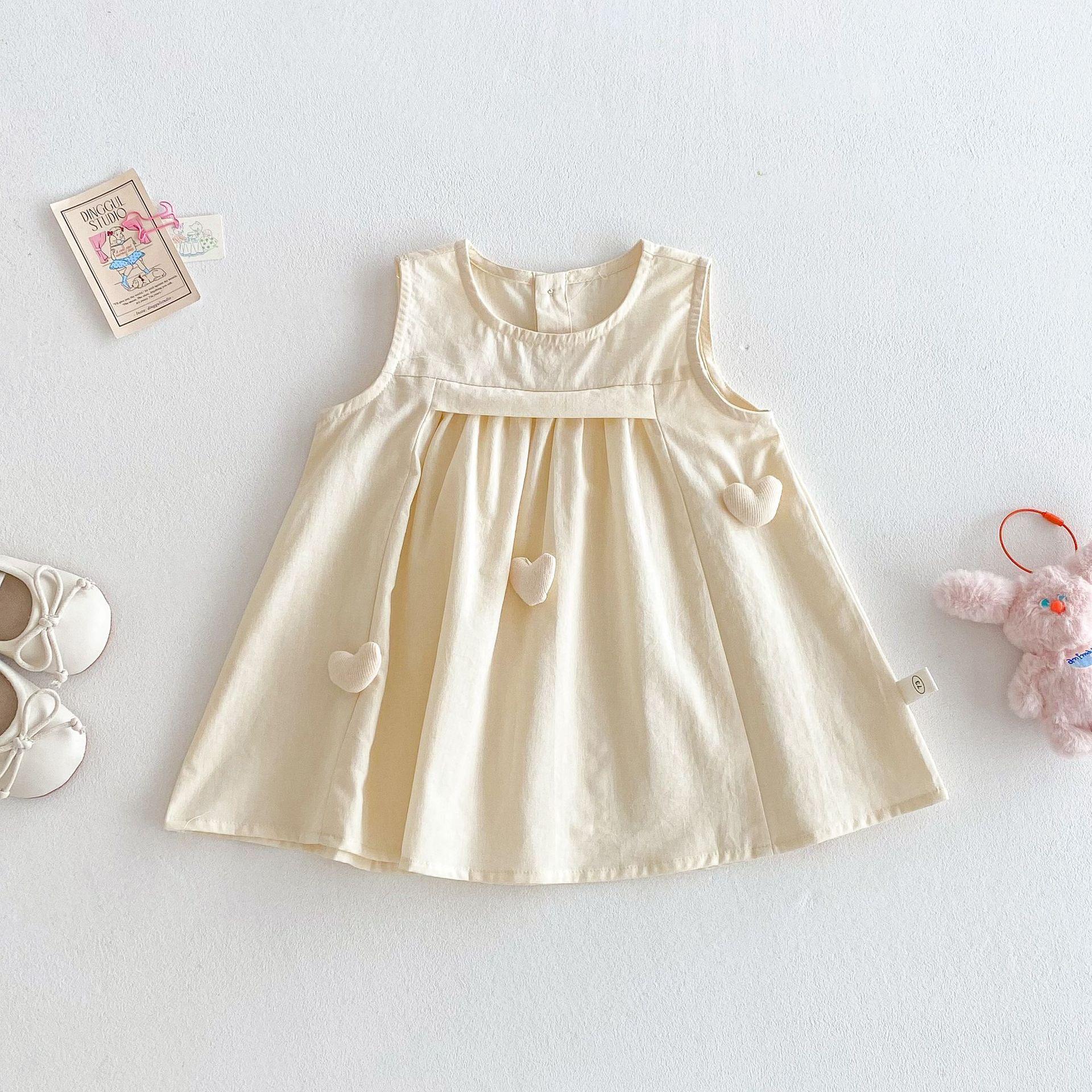 Baby Girls Summer Dress Heart Pattern Sleeveless Princess Dress Fashion Kids Clothing 120
Baby Girls Summer Dress Heart Pattern Sleeveless Princess Dress Fashion Kids Clothing 120