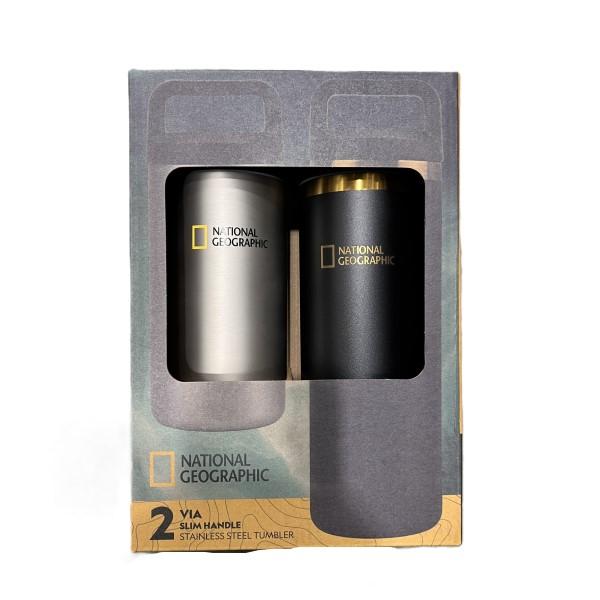 National Geographic Handle Stainless Tumbler Set of 2 One thing
National Geographic Handle Stainless Tumbler Set of 2 One thing
