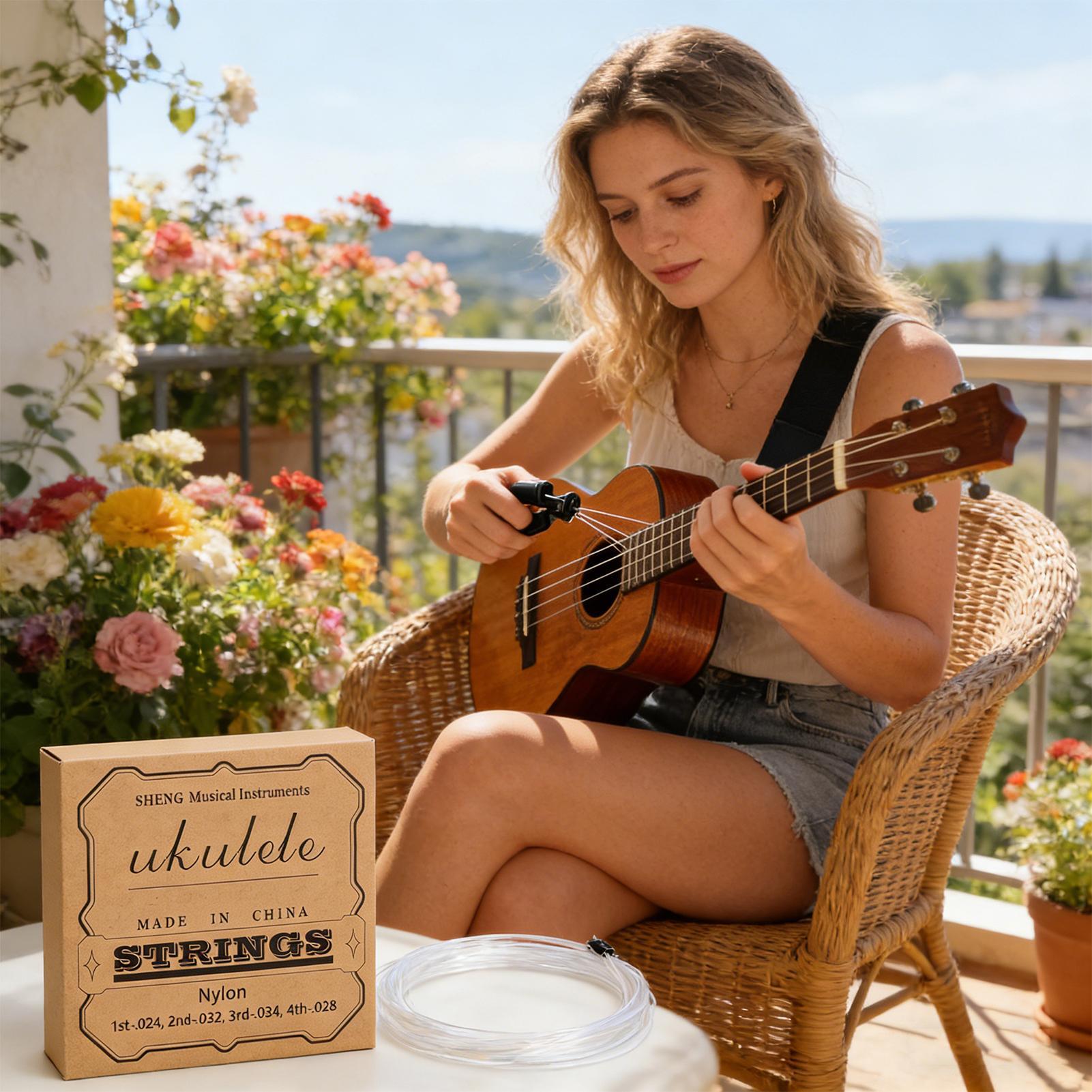 Tenor Ukulele Strings 5 Sets Nylon Universal Long-Lasting Strings Concert Ukulele Accessories For Guitarist Practice Luthier China Mainland
Tenor Ukulele Strings 5 Sets Nylon Universal Long-Lasting Strings Concert Ukulele Accessories For Guitarist Practice Luthier China Mainland
